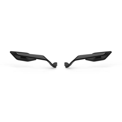 Universal Metallic Wing Mirrors – Foldable & Rotatable Bike Side Mirrors (Pair)
